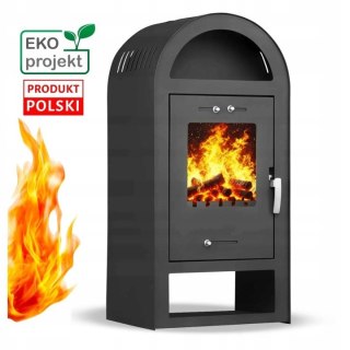 Piec Stalowy Hestia 7,5 kW Wolnostojący Kominek do Salonu Certyfikat ECO