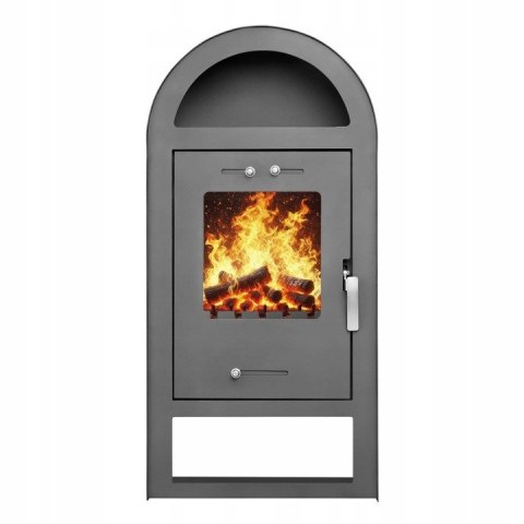 Piec Stalowy Hestia 7,5 kW + Zestaw Rur Wolnostojący Kominek do Salonu Certyfikat ECO