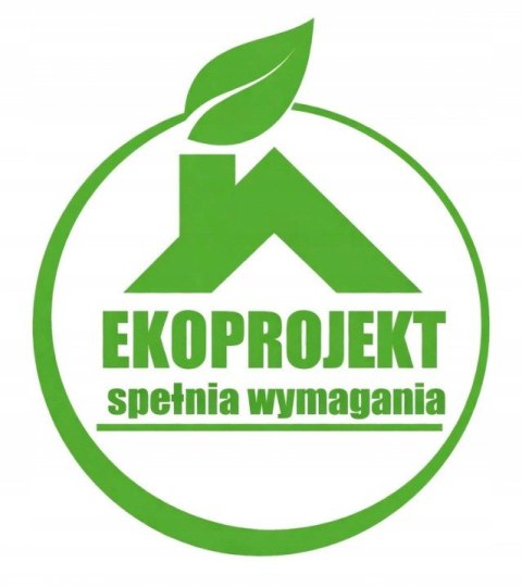 Piec Stalowy ZEFIR 6,8 kW Kominek Wolnostojący do Salonu Certyfikat ECO UE