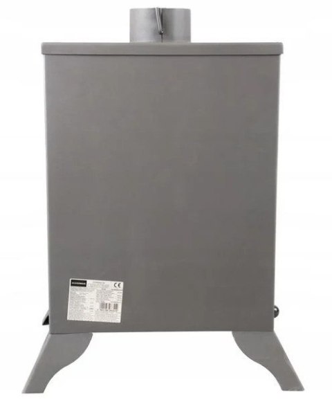 Piec Stalowy ZEFIR 6,8 kW + Zestaw Rur Kominek Wolnostojący do Salonu Certyfikat ECO UE