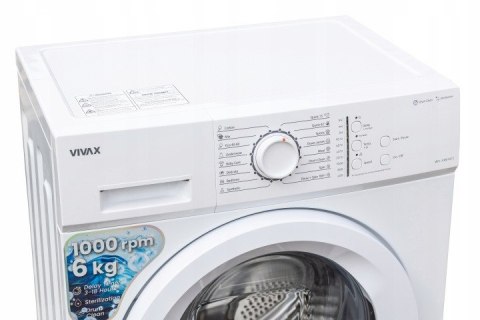 Pralka Automatyczna Slim Vivax 6 kg 1000 obr./min. 16 programów Drum Clean