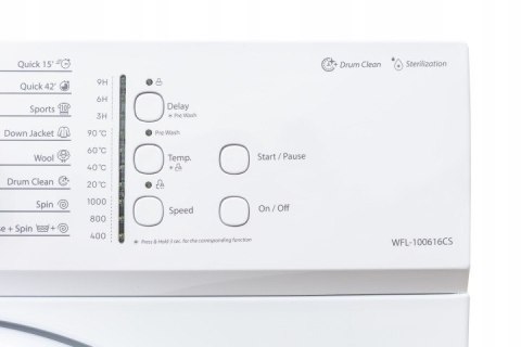Pralka Automatyczna Slim Vivax 6 kg 1000 obr./min. 16 programów Drum Clean