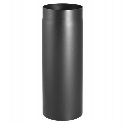 RURA SPALINOWA DŁUGOŚĆ 50 CM FI 150 MM CZARNA BLACHA 2 MM RURA KOMINOWA