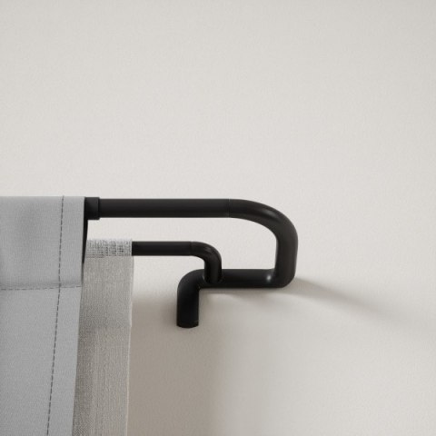 UMBRA karnisz TWILIGHT DOUBLE 76 - 213 cm czarny mat