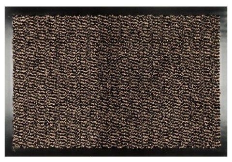 Wycieraczka pod Drzwi 60x80 cm Brąz Wewnętrzna Mata Do Butów Antypoślizgowa