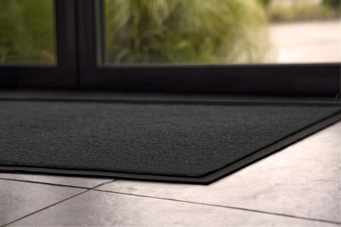 Wycieraczka pod Drzwi 60x90 cm Antracyt Wewnętrzna Mata Do Butów Antypoślizgowa