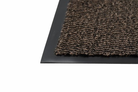Wycieraczka pod Drzwi 60x90 cm Brąz Wewnętrzna Mata Do Butów Antypoślizgowa