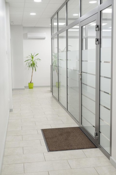 Wycieraczka pod Drzwi 60x90 cm Brąz Wewnętrzna Mata Do Butów Antypoślizgowa