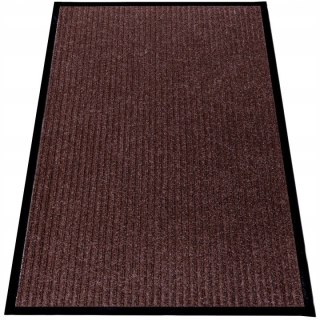 Wycieraczka pod drzwi 60 x 90 cm Brąz Antypoślizgowa Gumowa do Butów