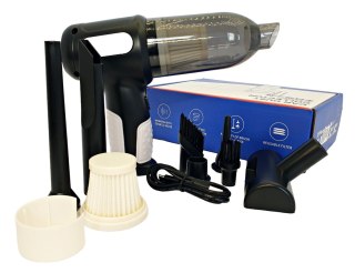 ODKURZACZ SAMOCHODOWY AEROCORTEX, BEZPRZEWODOWY, 10000PA, POMPKA, USB-C