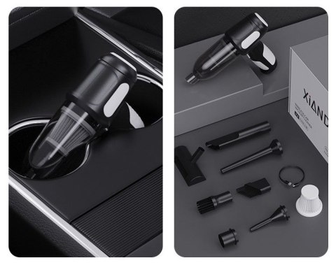 ODKURZACZ SAMOCHODOWY AEROCORTEX, BEZPRZEWODOWY, 10000PA, POMPKA, USB-C