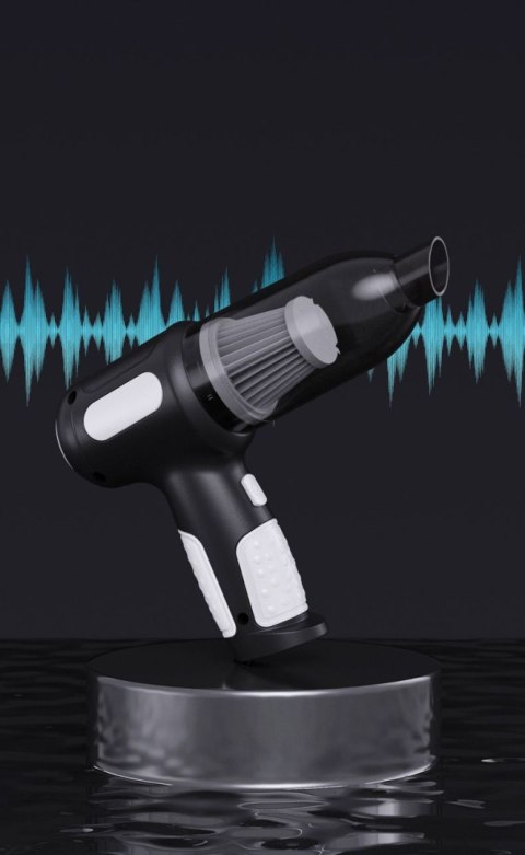 ODKURZACZ SAMOCHODOWY AEROCORTEX, BEZPRZEWODOWY, 10000PA, POMPKA, USB-C