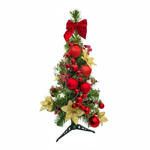 CHOINKA UBRANA NOELITA, 70CM, ŚWIATEŁKA LED, RĘCZNIE ROBIONA