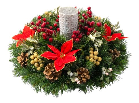 STROIK ŚWIĄTECZNY LACRYMA, NA STÓŁ, RĘKODZIEŁO, 50 CM, BOŻE NARODZENIE