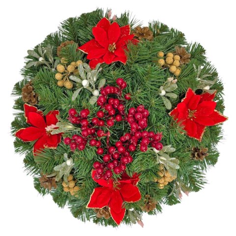 STROIK ŚWIĄTECZNY LACRYMA, NA STÓŁ, RĘKODZIEŁO, 50 CM, BOŻE NARODZENIE