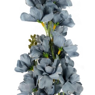 Ostróżka Dekoracyjna Szara - Podwójna Gałązka o Wysokości 87 cm
