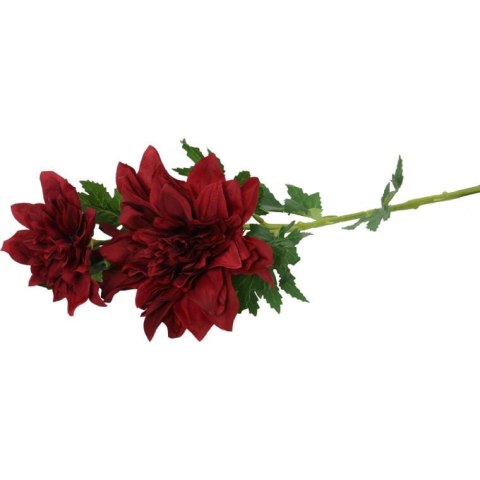 Sztuczna gałązka z dwoma brązowymi daliami wysokiej jakości, 66 cm