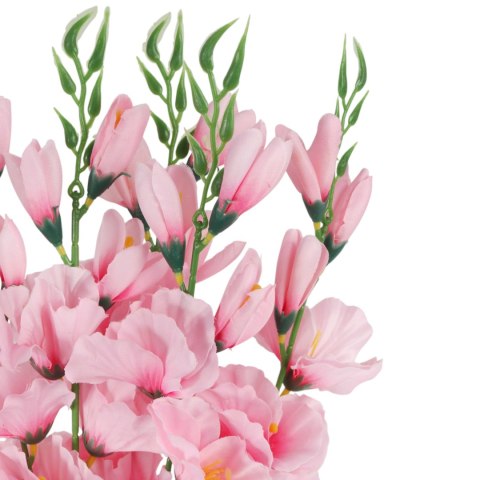 BUKIET 5 GAŁĄZEK MIECZYKÓW żółty GLADIOLA 67 cm