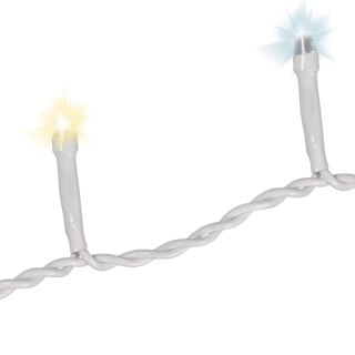 SOPLE 500 LED KURTYNA LAMPKI ZEWNĘTRZNE IP44 BIAŁE CIEPŁE +FLASH ZIMNY BIAŁY 15 M