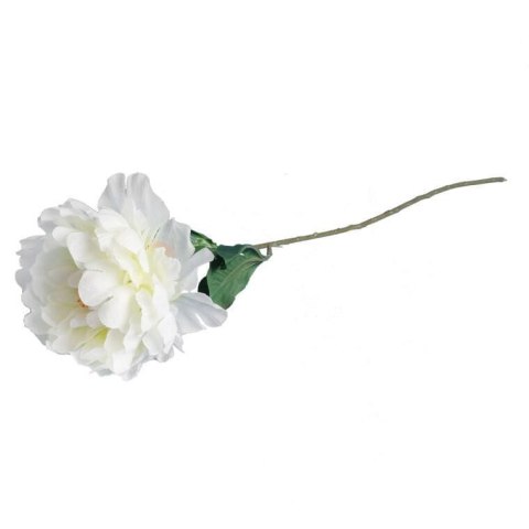 Sztuczna Piwonia w Kolorze Kremowym o Wysokości 74 cm