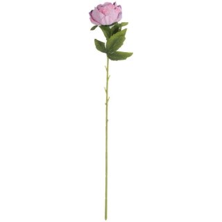 Sztuczna piwonia w kolorze FIOLETOWYM - Dekoracja o Wysokości 64 cm
