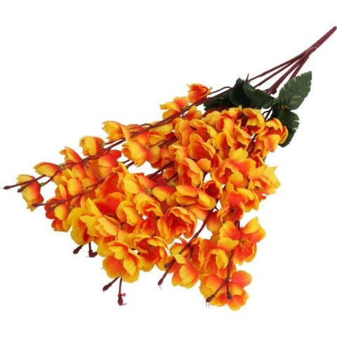 Sztuczny Bukiet Pomarańczowych Jabłoni - 7 Sztuk, Wysokość: 56 cm