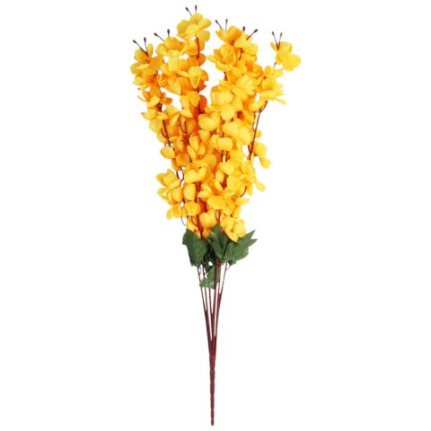 Sztuczny Bukiet 7 żółtych Jabłoni 56 cm