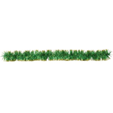 Łańcuch choinkowy Zielono-złoty średnica 7 cm, długość 4 m