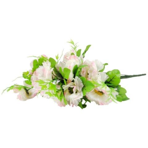 Sztuczny Bukiet 14 Anemonów 54 cm BIAŁY