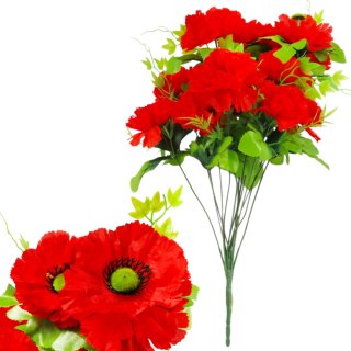 Sztuczny Bukiet 14 Anemonów 54 cm CZERWONY