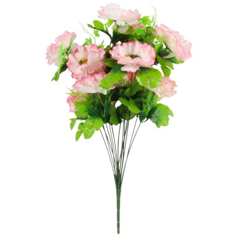 Sztuczny Bukiet 14 Anemonów 54 cm JASNY RÓŻ