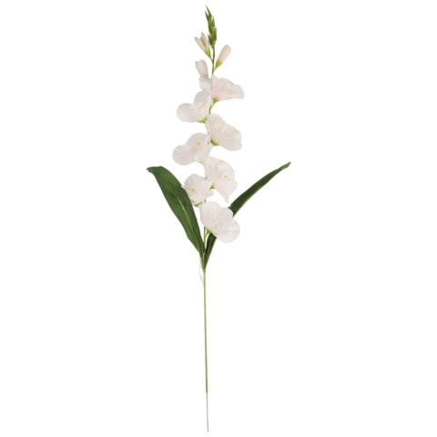 MIECZYK kwiat sztuczny do wazonu GLADIOLA 76 cm kremowa