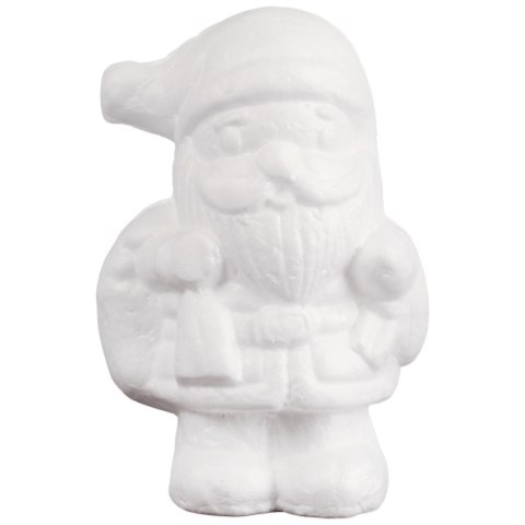 Mikołaj styropianowy 2 sztuki forma styropianowa święty Mikołaj święta 11 cm biały