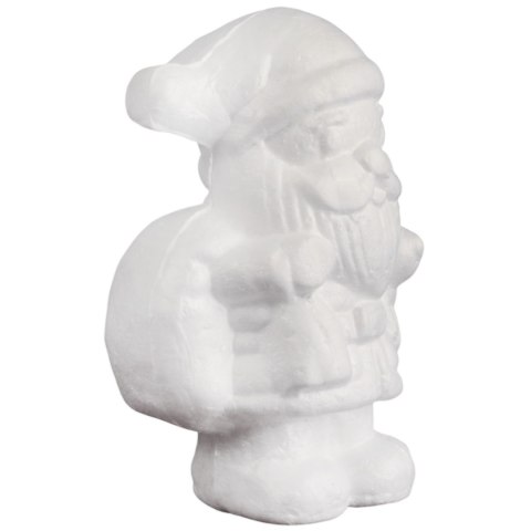 Mikołaj styropianowy 2 sztuki forma styropianowa święty Mikołaj święta 11 cm biały