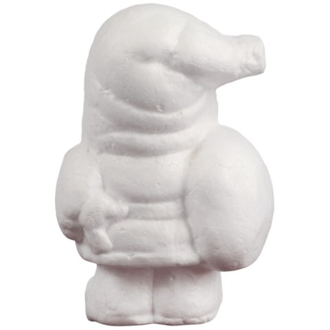 Mikołaj styropianowy 2 sztuki forma styropianowa święty Mikołaj święta 11 cm biały