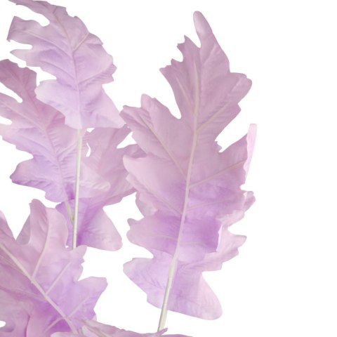SZTUCZNA GAŁĄZKA JESIENNEGO DĘBU 95 cm do KOMPOZYCJI FLORYSTYCZNYCH kolor fioletowy