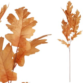SZTUCZNA GAŁĄZKA JESIENNEGO DĘBU 95 cm do KOMPOZYCJI FLORYSTYCZNYCH kolor jasno-brązowy