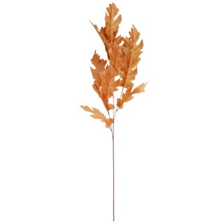 SZTUCZNA GAŁĄZKA JESIENNEGO DĘBU 95 cm do KOMPOZYCJI FLORYSTYCZNYCH kolor jasno-brązowy