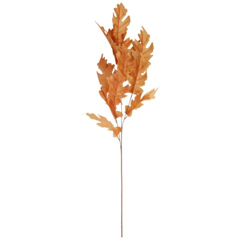 SZTUCZNA GAŁĄZKA JESIENNEGO DĘBU 95 cm do KOMPOZYCJI FLORYSTYCZNYCH kolor jasno-brązowy