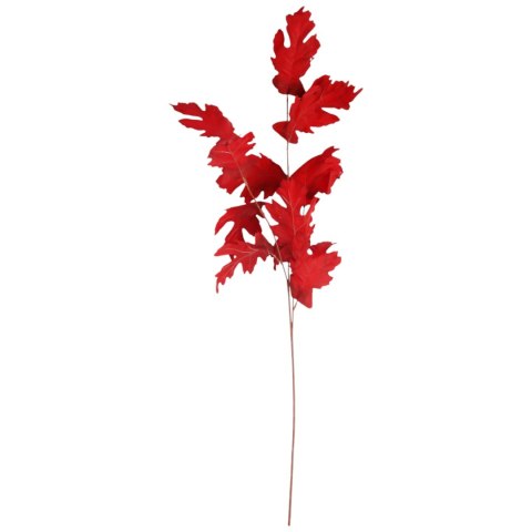 SZTUCZNA GAŁĄZKA JESIENNEGO DĘBU 95 cm do KOMPOZYCJI FLORYSTYCZNYCH kolor jasno-brązowy