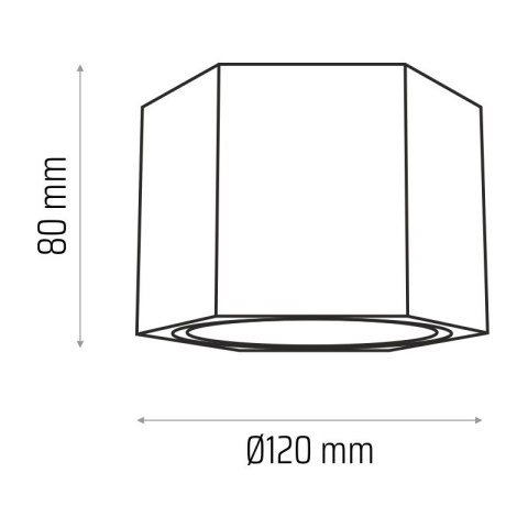 LAMPA SUFITOWA LUMEN, DĘBOWA, DREWNO, SPOT, GU10, NOWOCZESNA, LOFT, PLAFON