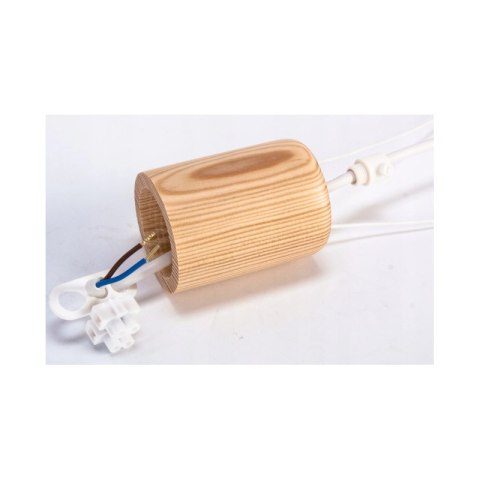 LAMPA WISZĄCA DLA DZIECI SAMOLOT FLYKT, DREWNIANA, LED, E27, SELEDYNOWA