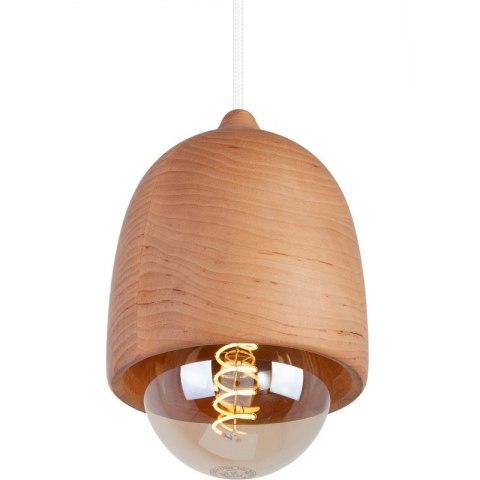 LAMPA WISZĄCA DREWNIANA VORMEN, OLCHA, NAD STÓŁ, SALON, JADALNIA, LOFT, LED