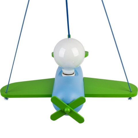 Lampa wisząca Clipper zielono-błękitny