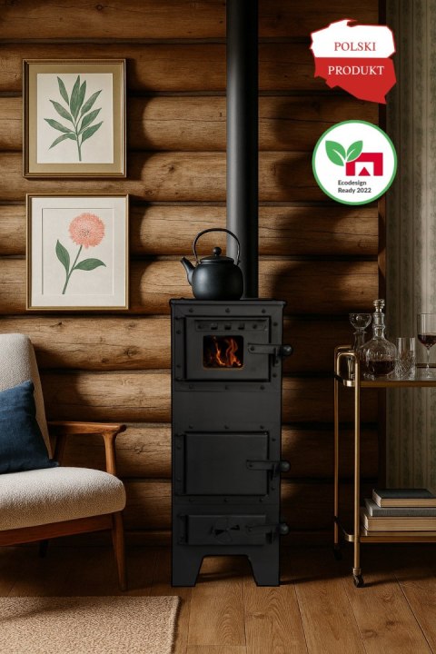 Piec Szamotowy Demeter 5 kW Typu Koza Stalowy Ekoprojekt 2022
