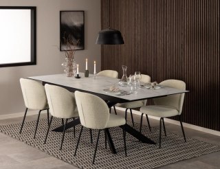 Stół Irwine 200/240x100cm white Akranes ( Rozmiar: uniwersalny )