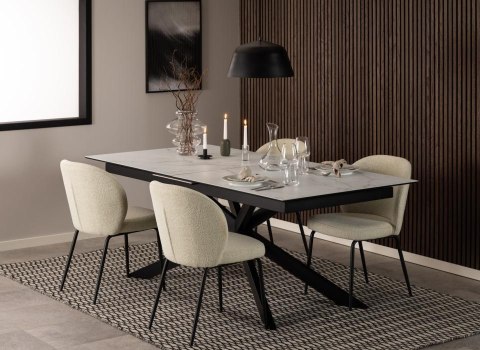 Stół Irwine 200/240x100cm white Akranes ( Rozmiar: uniwersalny )