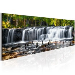 Obraz 150 x 50 cm - Baśniowy wodospad
