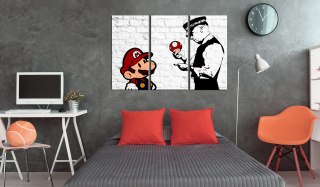 Obraz - Mario Bros, Banksy