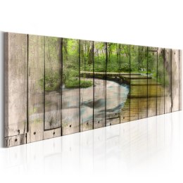 Obraz 150 x 50 cm - Rzeka wspomnień